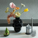 Axyaa Grey Grape Vase: Elegant Art Decor for Living Room, Dining Table, TV Cabinet