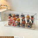 Axyaa Action Figure Acrylic Display Case: Clear, Dustproof, Stackable Organizer Box
