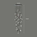 Axyaa LED Pendant Chandelier for Modern Home Decor and Indoor Lighting