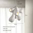 Axyaa Nordic Resin LED Chandelier for Stylish Living Room Decor