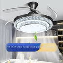 Axyaa Household Invisible Electric Fan Ceiling - Restaurant Quality Fan with Remote Control