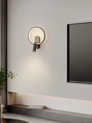 Axyaa Luxury Brass Copper LED Reading Wall Lamp