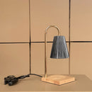 Axyaa Nordic LED Candle Table Lamp with Wood Base for Home Lighting