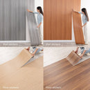 Axyaa Wood Grain Self-Adhesive Wall Sticker Roll, Easy Renovation 40*500cm