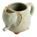 Axyaa Cute Elephant Ceramic Tea and Coffee Mug Set with Tea Bag Holder