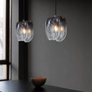 Axyaa Glass Pendant Light for Dining Table Bedroom Living Room Bar Coffee Shop