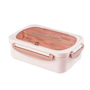 Axyaa Stainless Steel Bento Box with Cutlery | Portable Microwave Lunch Container