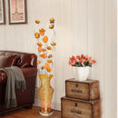 Axyaa Nordic Golden Flower Floor Lamp | Modern Art LED Standing Light