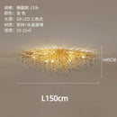 Axyaa Luxury Crystal LED Chandelier for Living Room, Hotel, and Hall