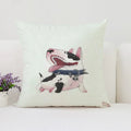 Bull Terrier Art Anime Pillow Cover 40x40 Axyaa Home Decor Throw Pillow