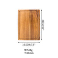 Axyaa Acacia Wood Chopping Board for Meat, Vegetables, Fruit, Cheese - Large Size