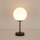Axya Glass Ball Table Lamp: Elegant LED Light for Home and Office
