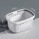 Axyaa Large Capacity Laundry Basket with Handle for Bathroom and Laundry Room Storage