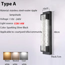 Axyaa Dimmable LED Outdoor Stainless Steel Sconce for Villa Courtyard & Garage