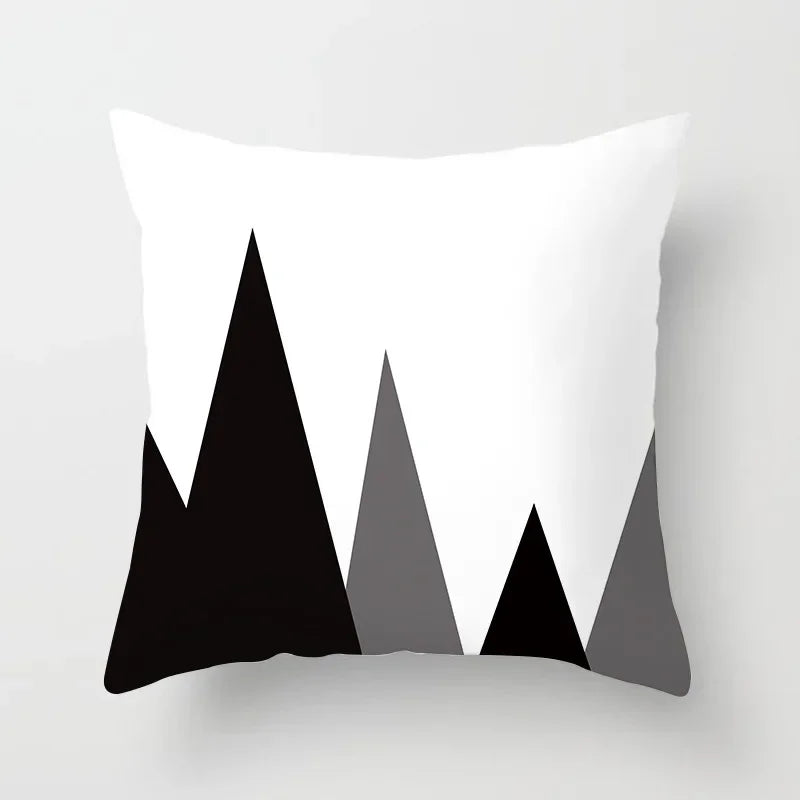 Axyaa Geometric Stripe Printed Pillowcase - Modern Home Decor