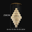 Axyaa LED Staircase Chandeliers Pendant Light Lamps for Living Room