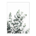 Axyaa Islamic Botanical Canvas Wall Art with Tulip and Eucalyptus - Green Leaf Quran Décor