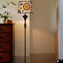 Axyaa LED Floor Lamp with Full Spectrum Light & Fabric Lampshade