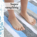 Axyaa Plush Chenille Bath Mat: Soft, Non-Slip, Absorbent & Machine Washable