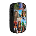 Axyaa Moana Kids Cartoon Pencil Case: Large Capacity, Office Supplies, Amazing Gift