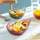 Axyaa Glass Bowl Set for Fruit Salad Dessert Snacks Home Kitchen Décor