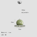Axyaa Cream Wind Pendant Lamp for Bar & Dining Table - LED Chandelier