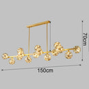Axyaa Nordic Stair Chandelier Ceiling Light Pendant Lights for Living, Bedroom, Dining Room