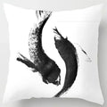 Axyaa Boho Style Ink Painting Pillow Sleeve for Home Decoration