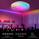 Axyaa Smart Ceiling Light RGB LED 30W40W Alexa Google Home Bedroom Decor Light
