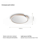 Axyaa Modern Ring LED Ceiling Chandelier for Bedroom Dining Room Study