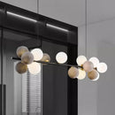 Axyaa Modern Dine Room Pendant Lights LED Chandelier Indoor Ceiling Lamp