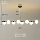 Axyaa LED Glass Ball Chandeliers for Home Decor & Kitchen Lighting