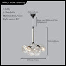 Axyaa Glass Ball Ceiling Chandelier for Modern Room Decor