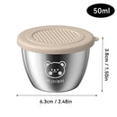 Axyaa Stainless Steel Seasoning Container with Leak-proof Lid