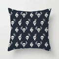 Axyaa Halloween Skull Throw Pillow Cover for Sofa Chair Bed Home Decor