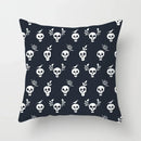 Axyaa Halloween Skull Throw Pillow Cover for Sofa Chair Bed Home Decor