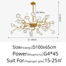 Luxurious Firefly LED Chandelier by Axyaa - Modern Nordic Home Lighting