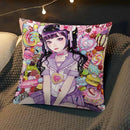Axyaa Anime Pillow Cover by Chisato Tatumi for Sofa Room Decor and Wedding Gift