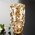 Axyaa Engraved Crystal Vase: High-End Home Decor and Gift