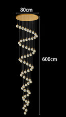 Axyaa Modern Living Room Chandeliers LED Indoor Ceiling Hanging Lights