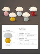 Axyaa Mushroom Night Light: 3 Colors, 10 Levels, Soft Bedroom Decor