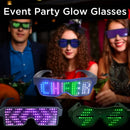 Axya LED Neon Glow Glasses - Party Favor for Kids & Adults