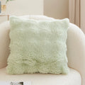 Axyaa Bubble Rabbit Fleece Pillowcase: Cozy Solid-Color Plush Cushion Cover for Autumn/Winter
