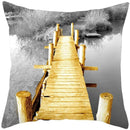 Axyaa Natural Scenery Flowers Cushion Cover Pillowcase Decor for Home Sofa