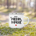 Axyaa Unbreakable Porcelain Mugs 2 Colors Camping Breakfast Coffee Cup