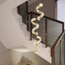 Axyaa Modern Crystal Chandeliers Indoor LED Ceiling Lamp for Living Room