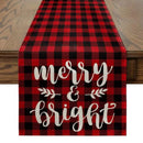 Christmas Tree Printed Table Runner by Axyaa: Festive Home Party Decor