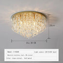 Axyaa Modern Crystal Ceiling Lamp with LED Lighting Fixtures