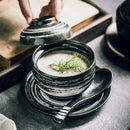 Axya Ceramic Bird's Nest Stew Dessert Bowl Set
