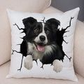Axyaa Cute Dog Print Pillow Case for Home Decor and Comfort